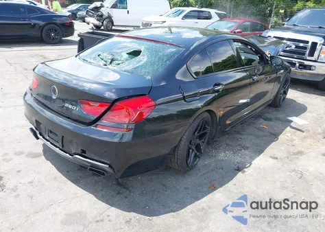 2014 BMW 650I Gran Coupe from USA, damaged, VIN WBA6B2C58ED129785